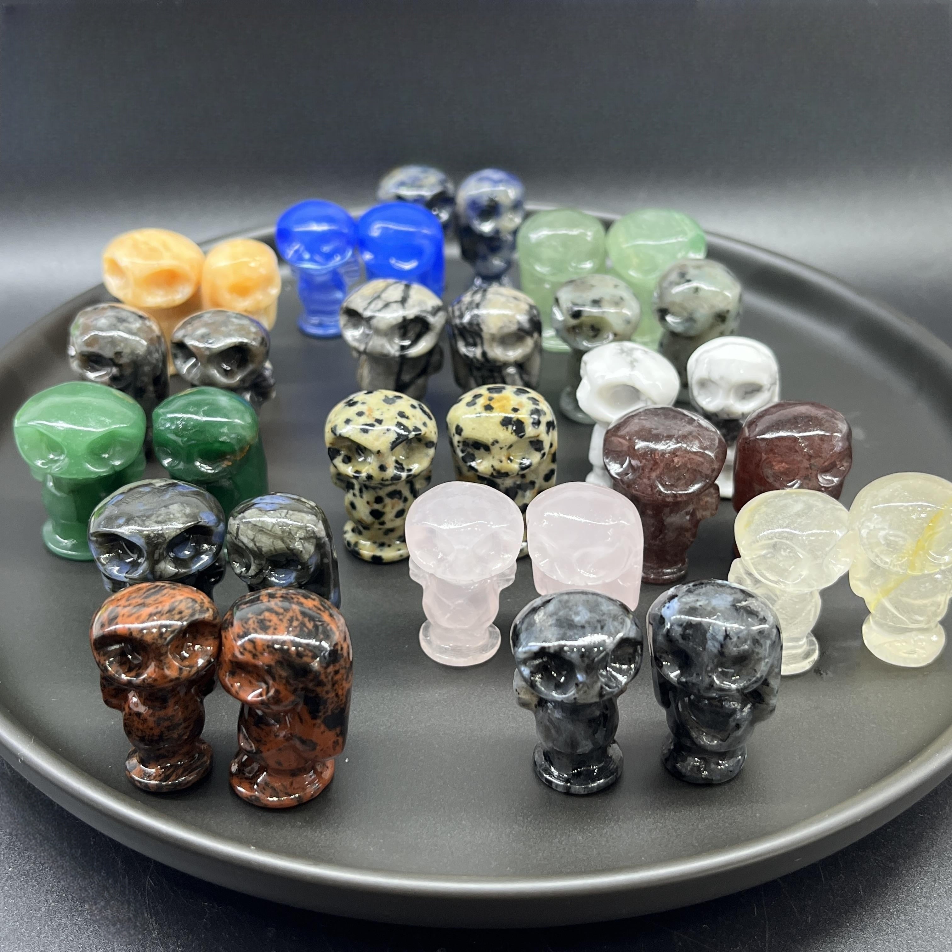 3CM Mini Jack and Sally Carving Nightmare Before Christamas Figurine