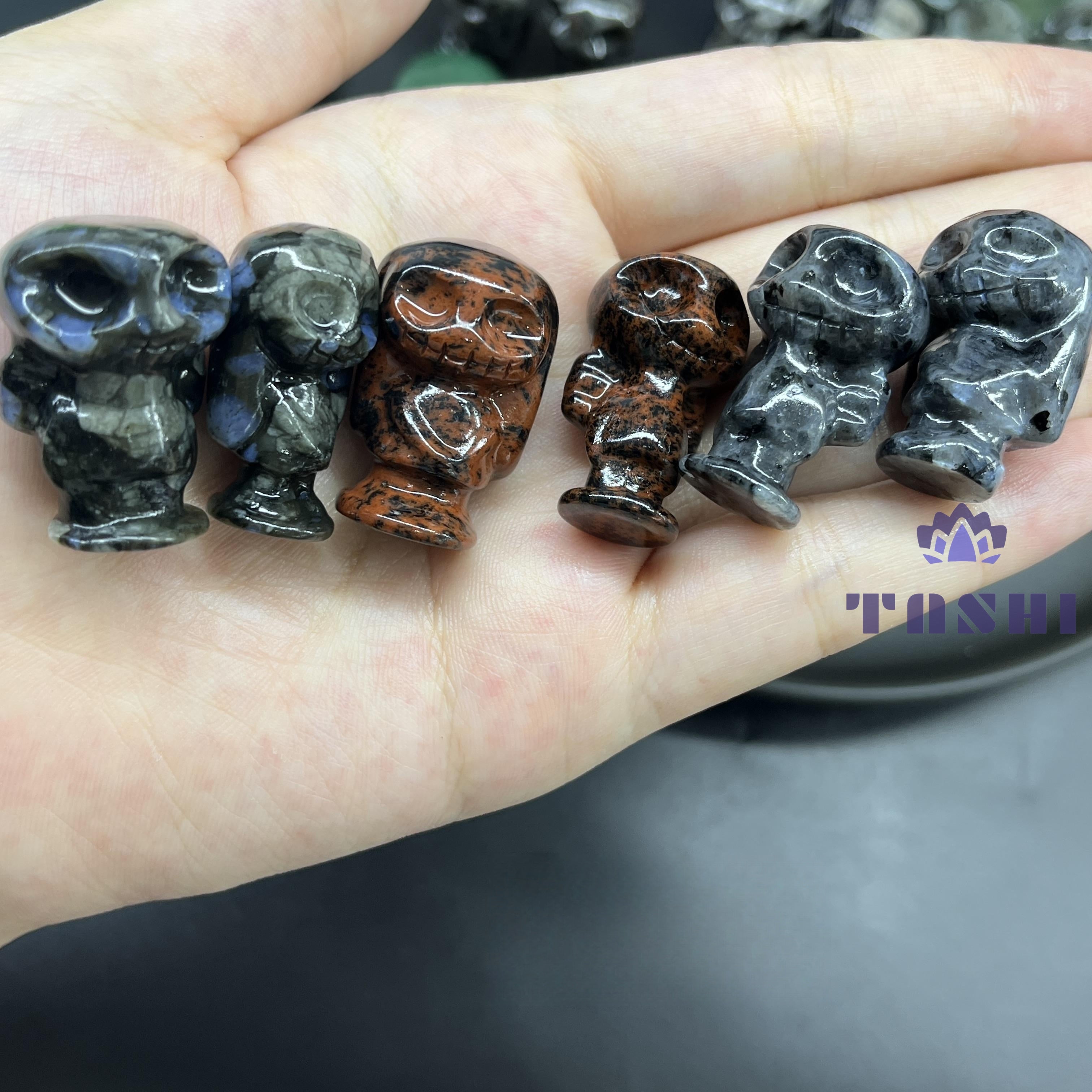 3CM Mini Jack and Sally Carving Nightmare Before Christamas Figurine