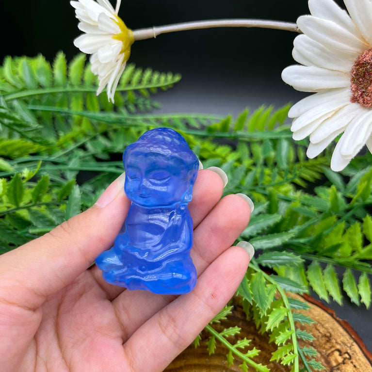 5CM Baby Buddha Natural Crystal Carving