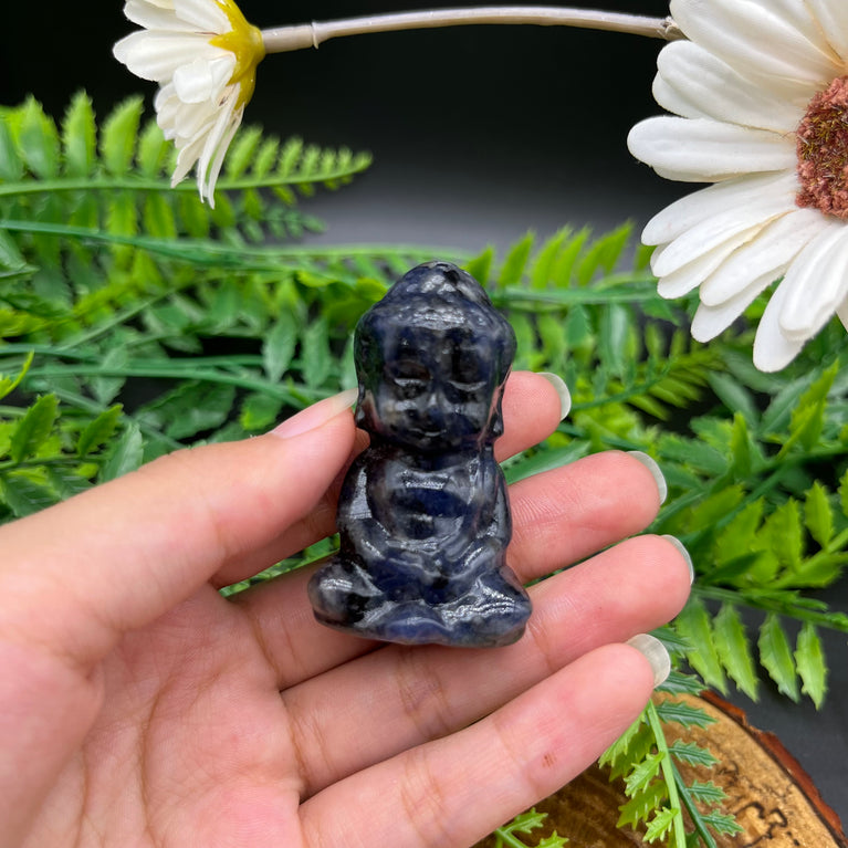 5CM Baby Buddha Natural Crystal Carving