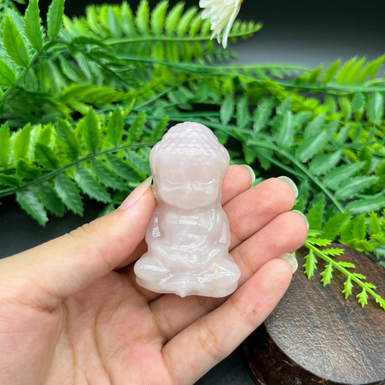 5CM Baby Buddha Natural Crystal Carving