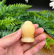 4CM Buddha Head Natural Crystal Carving