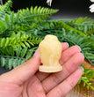 4CM Buddha Head Natural Crystal Carving