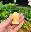 4CM Buddha Head Natural Crystal Carving