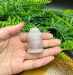 4CM Buddha Head Natural Crystal Carving