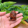 4CM Buddha Head Natural Crystal Carving