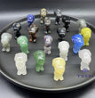 3CM Mini Snoopy Carving Natural Crystal Stone Statue Figurine