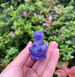 6CM Fluorite Cheshire Cat Alice in Wonderland Natural Crystal Carving