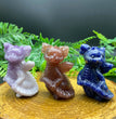 6CM Cute Dragon Holding Tail Carving Natural Crystal Statue