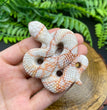 6CM Coiling Snake Natural Crystal Carving