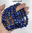 8mm Lapis Lazuli Bracelets Round Beaded Bracelets Stretch Beads