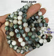 8MM 1$ Bracelets Group Natural Crystal