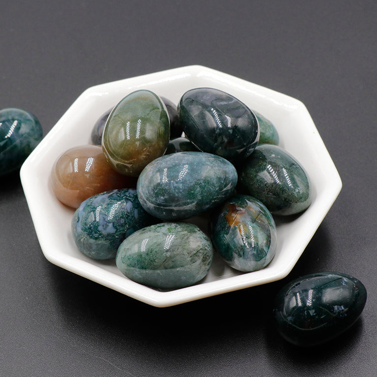 3CM Natural Stone Crystal Mini Eggs Small Easter Eggs