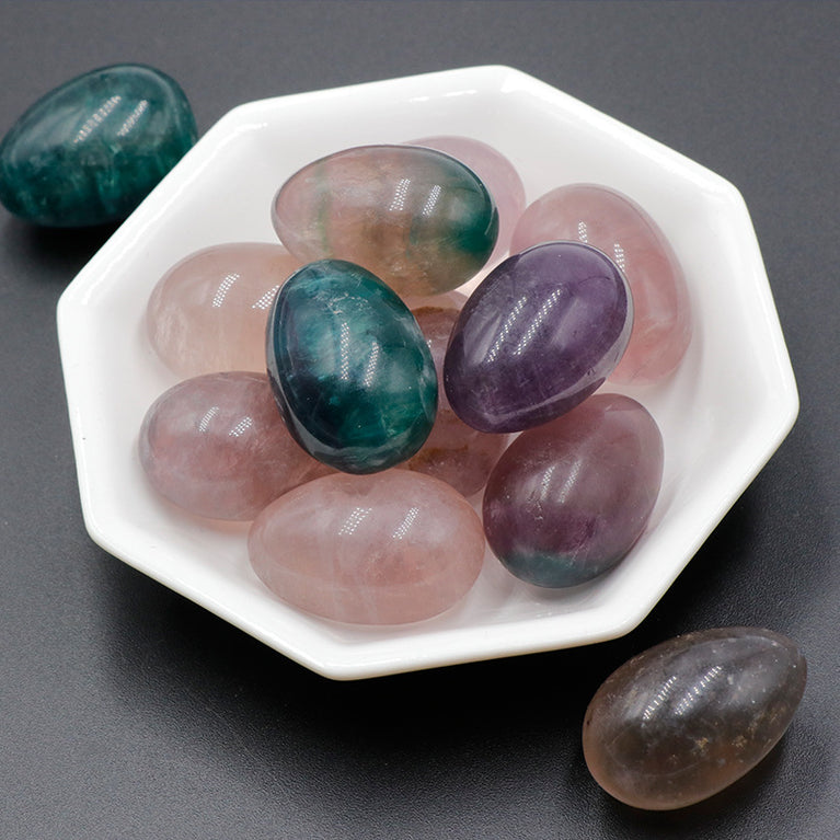 3CM Natural Stone Crystal Mini Eggs Small Easter Eggs