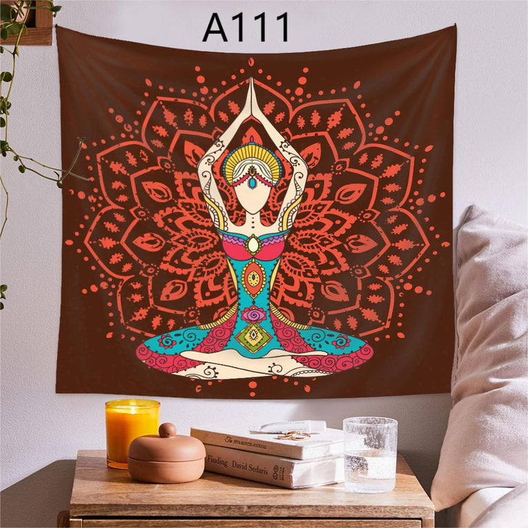 A102-A133 Tapestry Chakra Meditation Yoga  Decoration