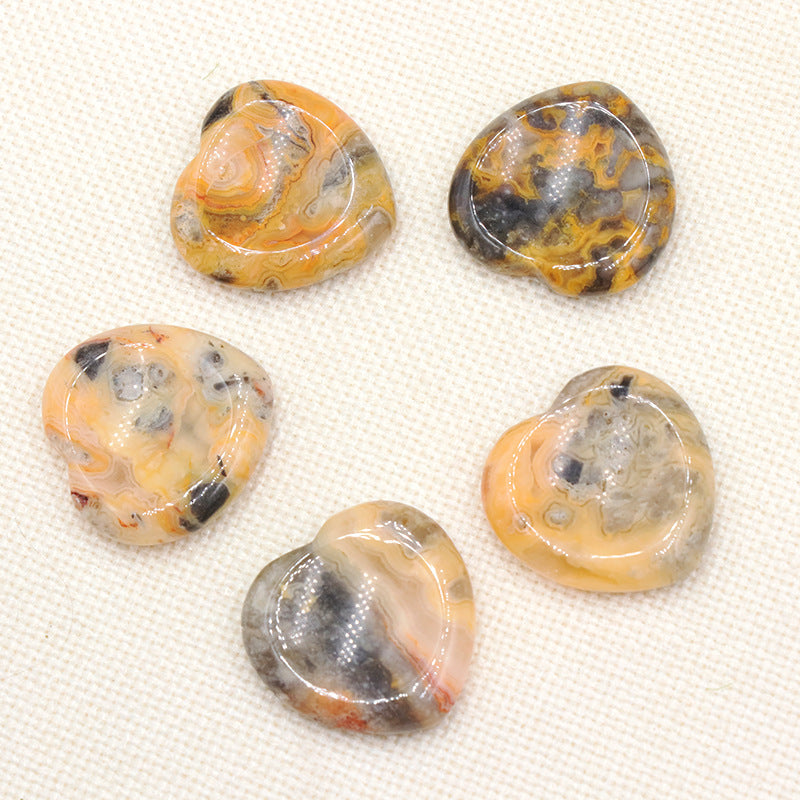 Heart Worry Stone Natural Crystal