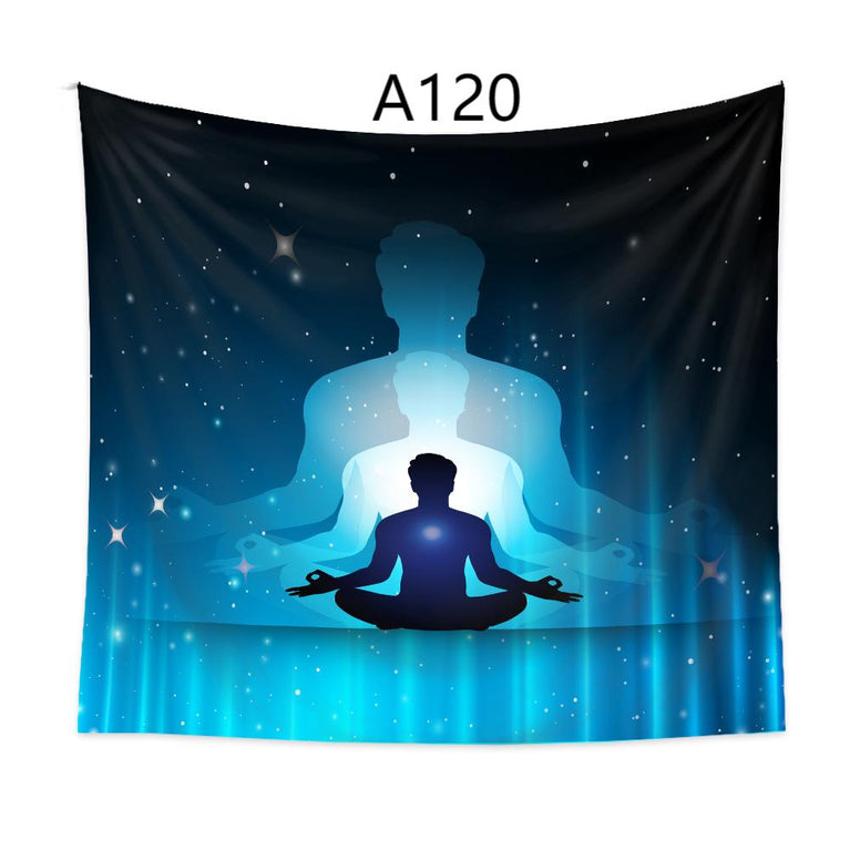 A102-A133 Tapestry Chakra Meditation Yoga  Decoration