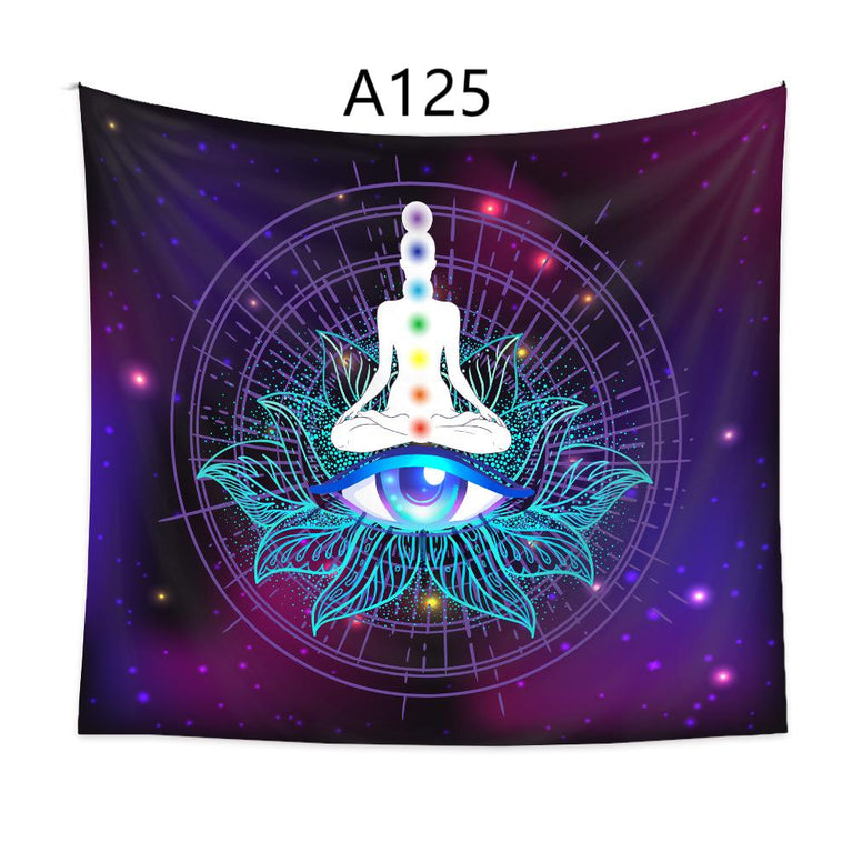 A102-A133 Tapestry Chakra Meditation Yoga  Decoration