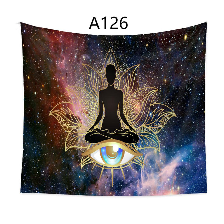 A102-A133 Tapestry Chakra Meditation Yoga  Decoration