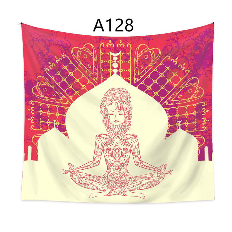 A102-A133 Tapestry Chakra Meditation Yoga  Decoration