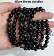 8MM 1$ Bracelets Group Natural Crystal