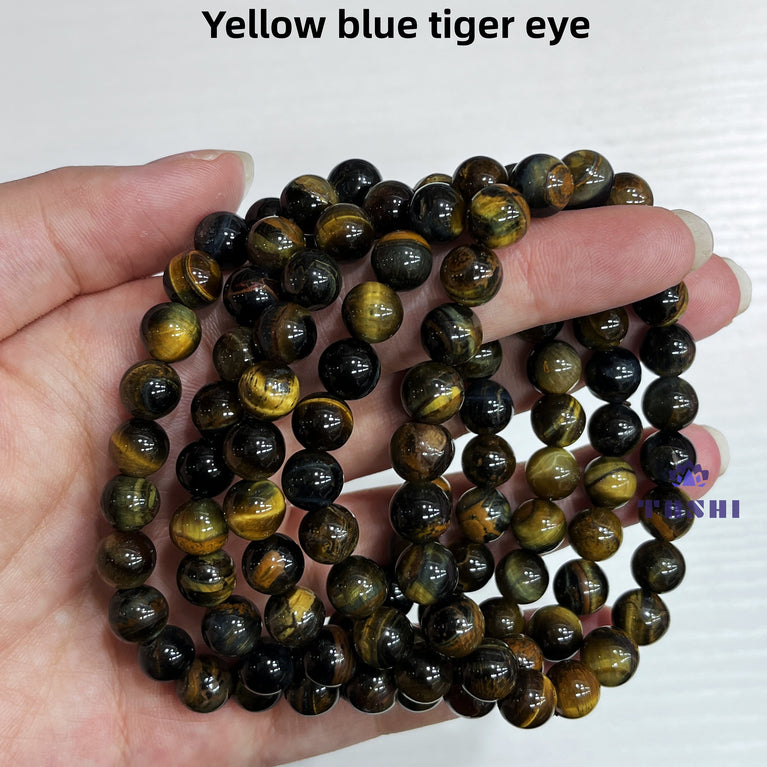 8MM 1$ Bracelets Group Natural Crystal